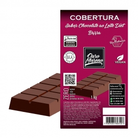 Cobertura Sabor Chocolate ao Leite Diet  Barra 1kg